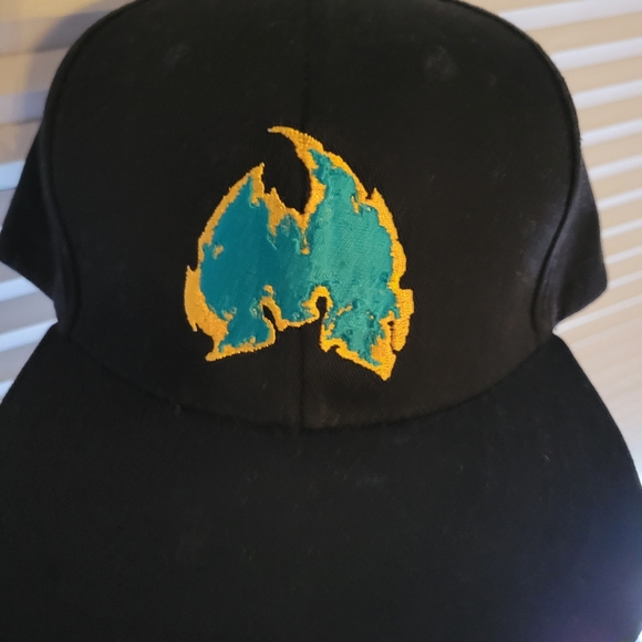Wutang hat.snapback blck & Teal - Picture 4 of 6